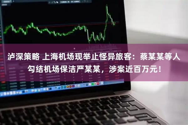 泸深策略 上海机场现举止怪异旅客：蔡某某等人勾结机场保洁严某某，涉案近百万元！